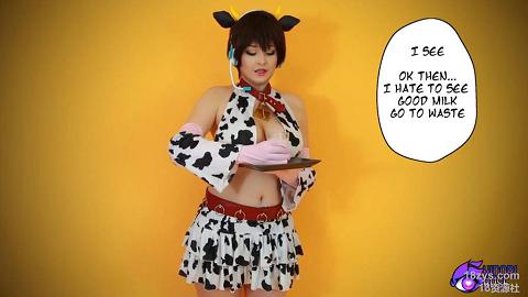 国外的cosplay美女CowgirlShizukuOikawamilkscock